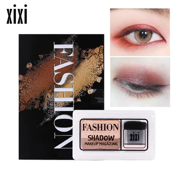 

Xixi gradient color smoky matte eyeshadow powder pigment waterproof long lasting nude shimmer eyeshadow palette AC037