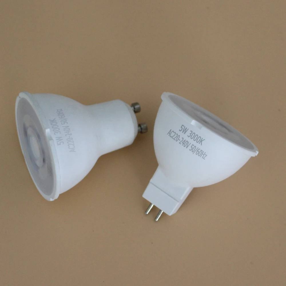 

7W High Power MR16 LED Bulb AC 220V 2835 SMD GU10 LED Light With Protection Cap LED Spotlight LED Lamp For Ceiling Not Dimmable
