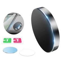 Магнитный автомобильный держатель для телефона, универсальная настенная настольная Металлическая магнитная наклейка, подставка для мобильного телефона, автомобильный держатель для iPhone X XS