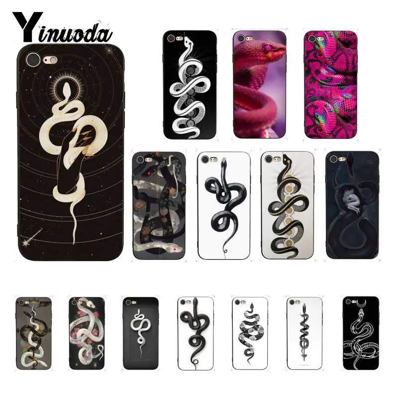 Чехол для телефона Yinuoda Animal The Snake iPhone 5 5Sx 6 7 7plus 8 8Plus X XS MAX XR 10 11 pro max | Мобильные