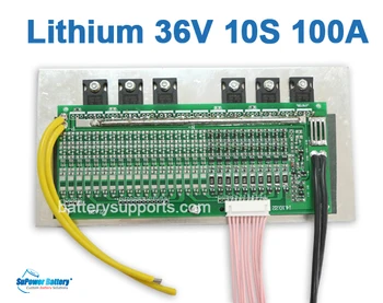 

SuPower 10S 36V 37V 42V 100A Li-ion Lithium LiPo Battery BMS Management System Balance PCB IC Chip Protection Circuit Board