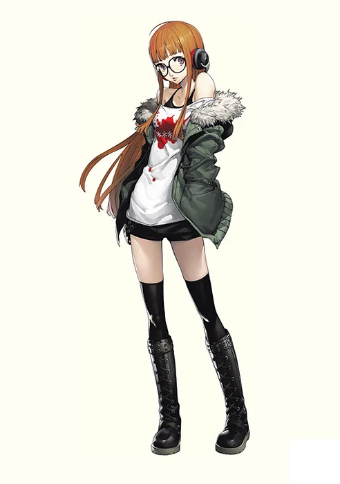 Шампанское Аниме Persona 5 рюиджи Сакамото Анна такамаки Amamiya Ren Futaba Сакура косплей акриловая подставка фигурка модель тарелка Декор - Цвет: Шампанское