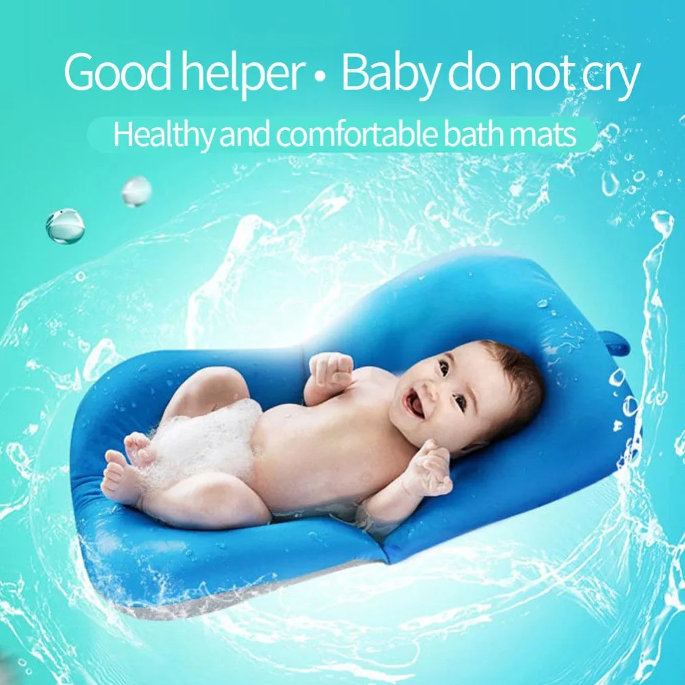 Baby Shower Portable Air Cushion Bed Babies Infant Baby Bath Pad Non