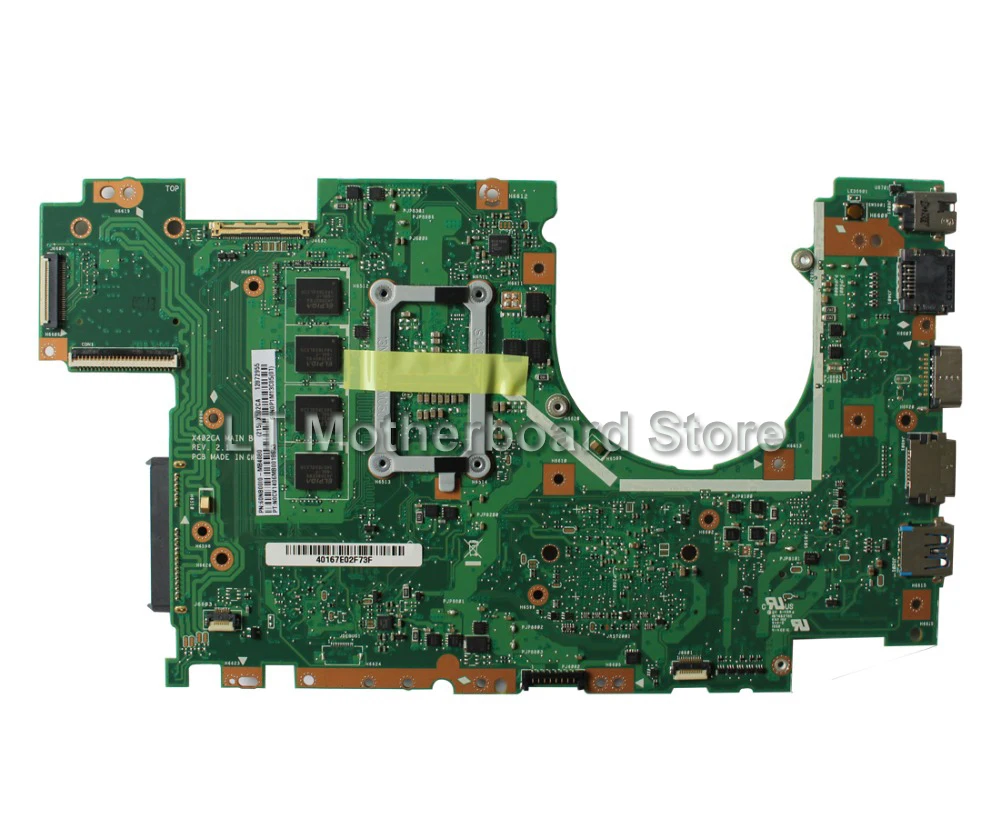  send board+X402CA Motherboard i3-3217U 4GB RAM REV 2.1 For ASUS X502C X402C F402C Laptop motherboar