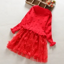 Fashion Girls Dress 2018 New Winter Dresses Children Clothing Princess Dress Pink Long Sleeve Wool Flower Kids Girls Clothes Fashion Girls Dress 2018 New Winter Dresses Children Clothing Princess Dress Pink Long Sleeve Wool Flower Kids Girls Clothes