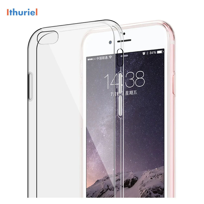 

ithuriel For iPhone 6s Cases Crystal Clear TPU Corner Protection Bumper Case for iPhone 4 4s 5 5c 5s SE 7 7 plus cover
