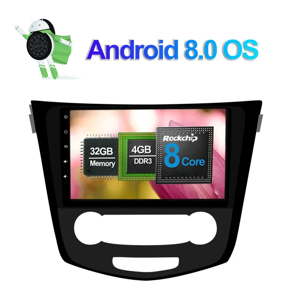 Perfect 10.1 Inch IPS Screen Android Car Radio Stereo For Nissan X-TRAIL/Qashqai/Dualis/Rouge 2013- Manual A/C Car Multimedia Player 2