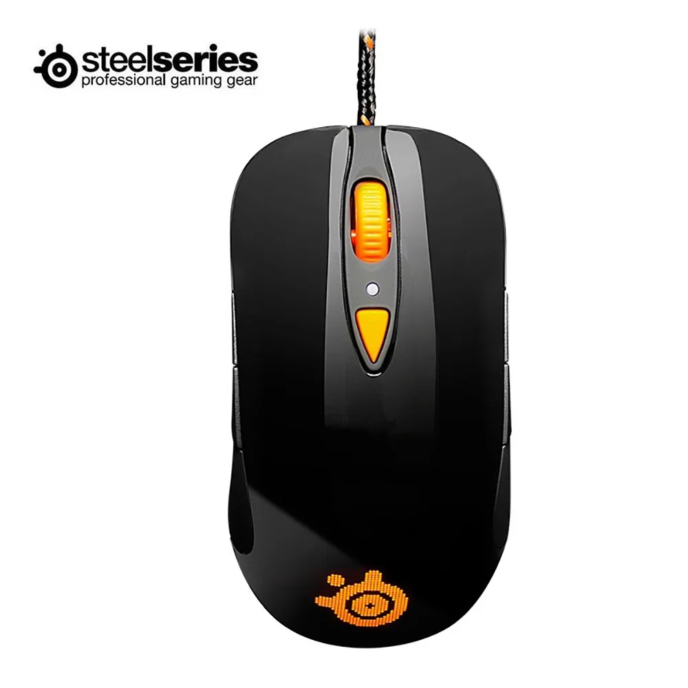 

Steelseries Sensei RAW Fanatic Orange Laser USB Wried Gaming Mouse with Dot-like Logo Cool Breathing Light Laser Engine for CF