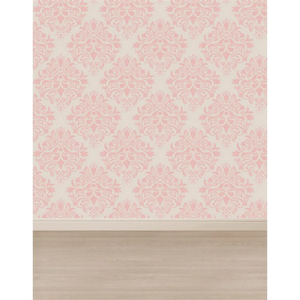 Light Pink Damask Wall Photography Backdrops Baby Newborn