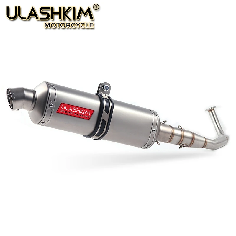 

Add Power 10% Motorcycle Exhaust Slip-On Full System Modified Front Middle Link Pipe Muffler For HONDA SH150 SH150I sh125i