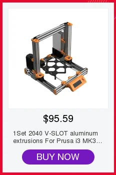 Funssor 3 шт. Reprap Prusa i3 MK2/MK2S подшипник оси Y Держатель Зажимы LM8UU/drylin RJ4JP-01-08 держатель подшипника