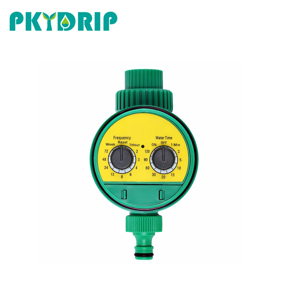 

Green Garden Irrigation Timer Single Outlet Automatic Water Faucet Hose Timer Ball Valve Allow Connected Irrigation System