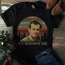 

One Flew Over The Cuckoo_S Nest It_S Medication Time Black T Shirt Men
