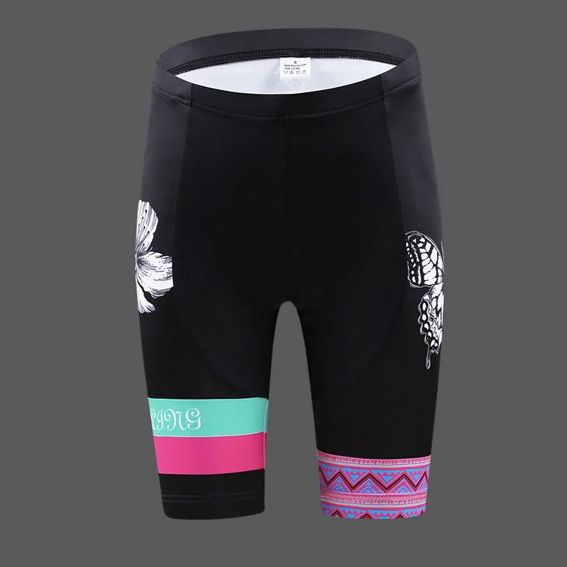 CHEJI Red Black Women's Cycling Shorts Bicycle Roupa Ciclismo Riding