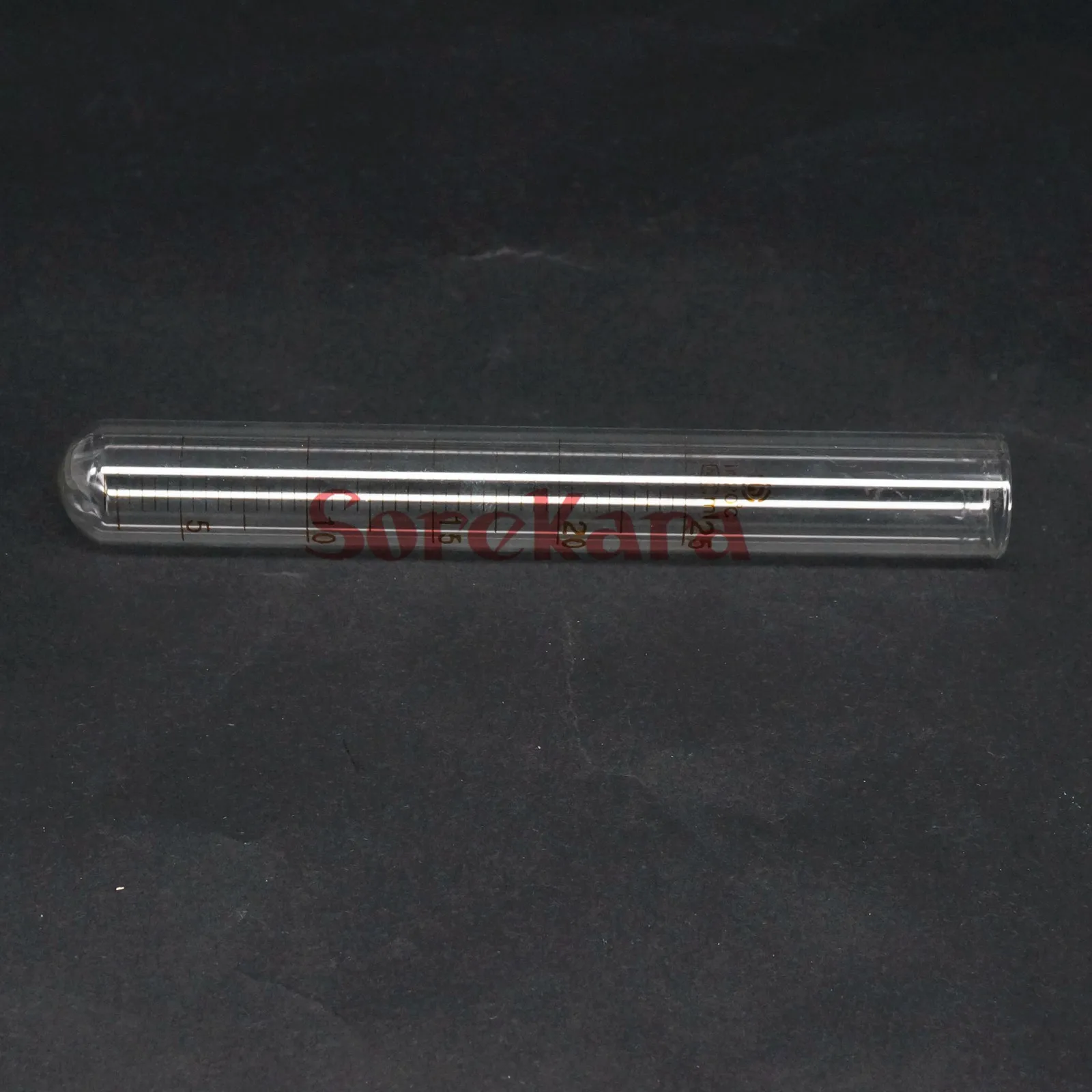 LOT 5 Scale Line 25ml Glass Test Tube Round bottom for Chemistry Laboratory