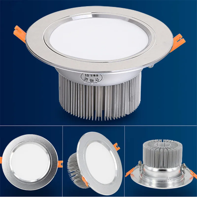 1 шт. 3 Вт 5 7 9 12 AC85V 265V светодиодный круглый потолочный светильник Встраиваемый