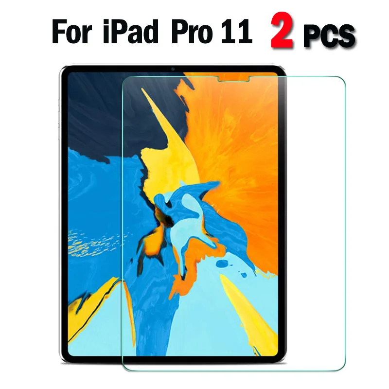 2 шт. 9H прозрачное закаленное стекло для Apple iPad pro 11 дюймов планшетный ПК экран