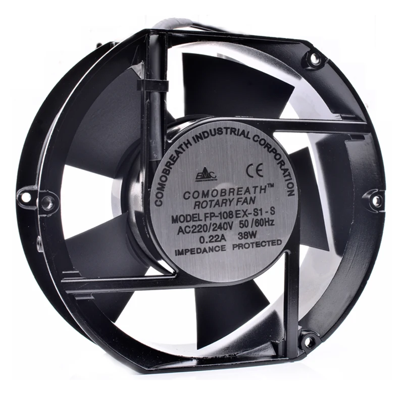 Ventilador de Refrigeração Resistente ao Calor do Metal Brandnew Original Fp108ex-s1-s b 17250 17251 172x150x51 mm 110v 220v 380v 38w