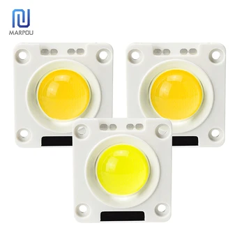 

LED Anti-surge COB Chip Fixer Ceramic Plate Silicone AC220V 50W 30W 20W Lamp Beads For DIY Floodlight Spotlight Outdoor Lighting