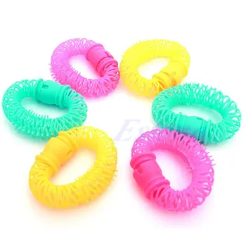 

6pcs 8pcs Hairdress Magic Bendy Hair Styling Roller Curler Spiral Curls DIY Tool