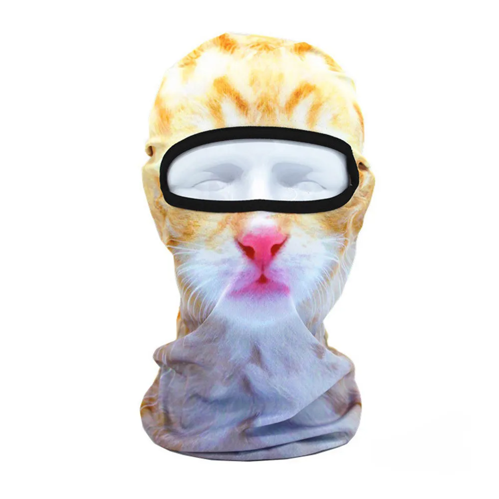 Маски с животными, 3D, для улицы, Лыжный велосипед, Cyling Beanies, зимний ветер, пробка для лица, шапки, полное лицо, практичный, спортивный, премиум, флис, мягкий#070