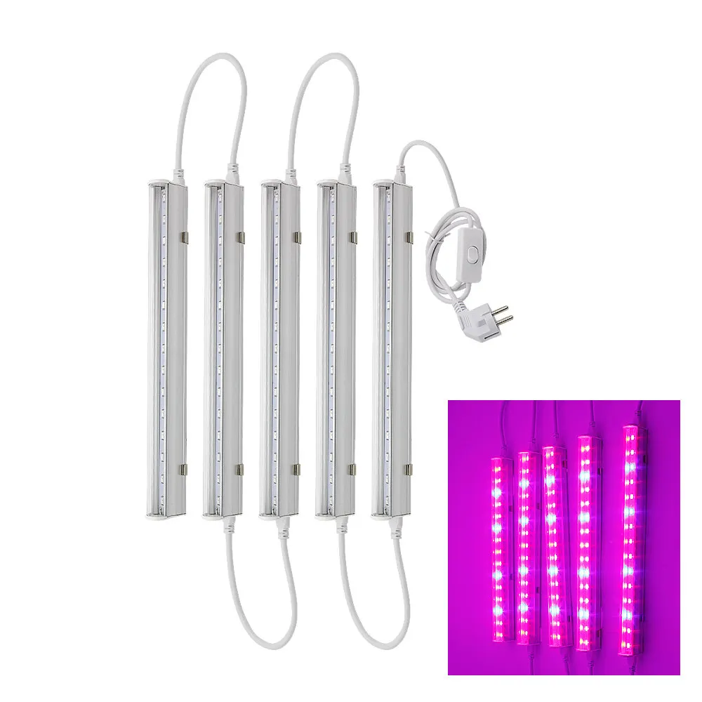 

Russian Warehouse 25W T5 Tube Full Spectrum LED Grow Light EU Plug AC 85-265V For Tent Plants Flowers Hydroponic Greenhouse