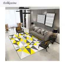 Большие треугольники, ковер для комнаты, коврик для гостиной, спальни, геометрический дизайн, Tapete Para Sala Alfombra