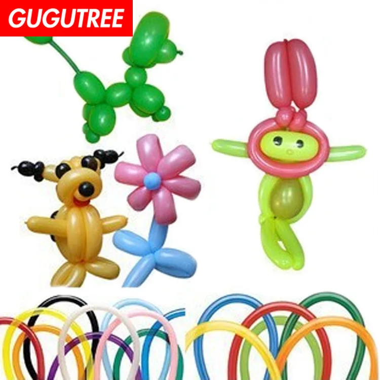 

GUGUTREE PARTY 200pcs strip Prepare the modelling latex ballon wedding event christmas halloween festival birthday party HY-372