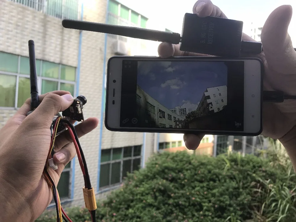 5 8G TS832 48CH 600 mW передатчик и fpv приемник UVC видео Downlink OTG VR Android телефон мини 1200TVL CMOS 2