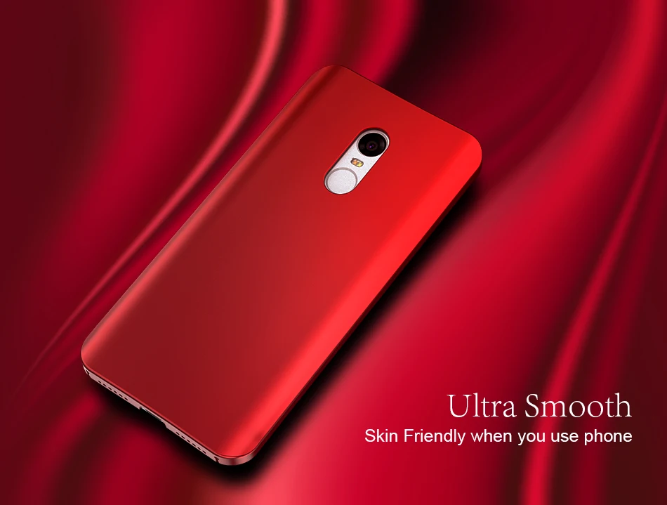 KISSCASE Fashion Oil Wax Glossy Hard PC Case For Xiaomi Redmi 4 Pro Note 4 3 Pure Color Matte Skin Cover For Xiaomi Mi5 5S Plus (2)