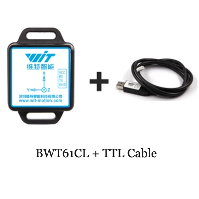 BWT61CL Высокоточный акселерометр Bluetooth+ гироскоп+ угол(XYZ, 100 Гц), 6-Axis MPU6050 AHRS инклинометр, Поддержка PC/Android - Цвет: BWT61CL-TTL Line