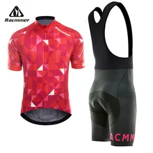 Racmmer Pro летний комплект из Джерси для велоспорта, одежда для горного велосипеда, одежда для горного велосипеда, одежда для велоспорта, Мужская одежда для велоспорта