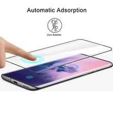 9D Tempered Glass For OnePlus 7 Pro Screen Protector Full Cover Film Case Curved Glass Round Edge For One Plus 7 Pro 1+7 Pro