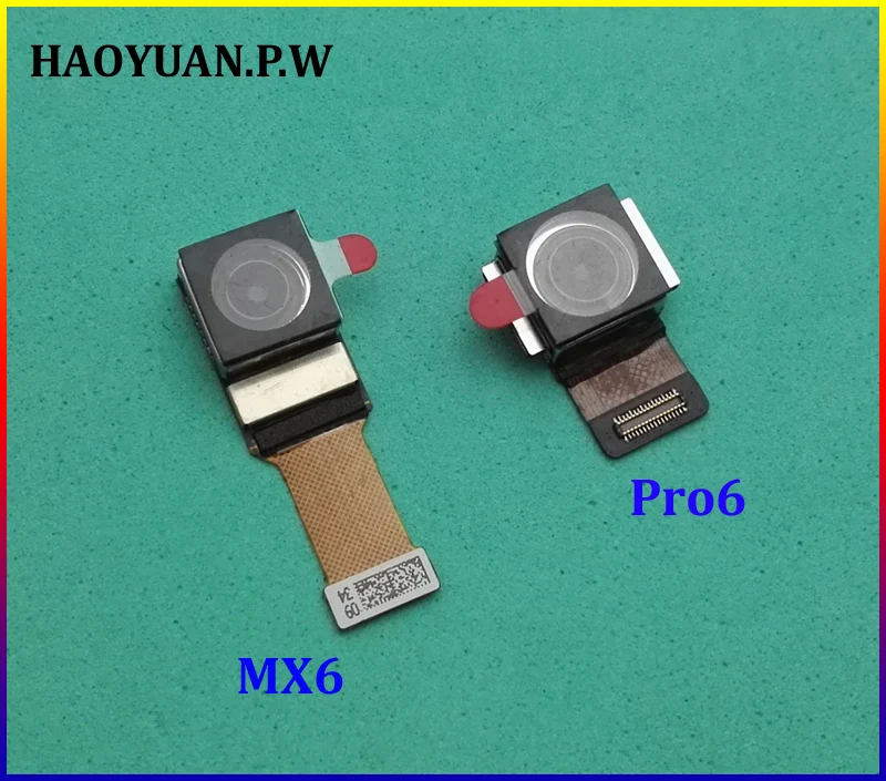 

HAOYUAN.P.W New Original Rear Main Back Camera Module With Flex Cable Ribbon Replacement Part For MEIZU Pro 6 Pro6 MX6 MX 6