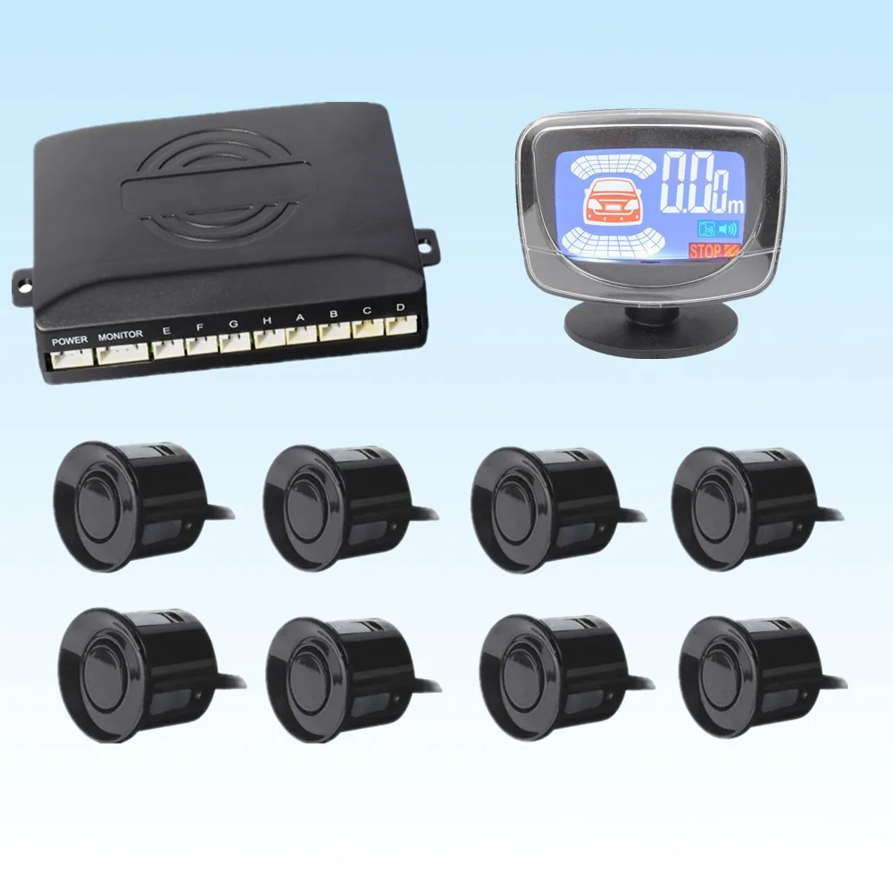 LCD high definition LCD speech parking sensorparking sensor no drill