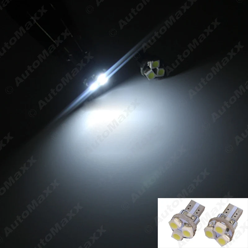 FEELDO 2 шт. T5 Клин светодиодный 3528 3SMD Автомобильная приборная панель приборной