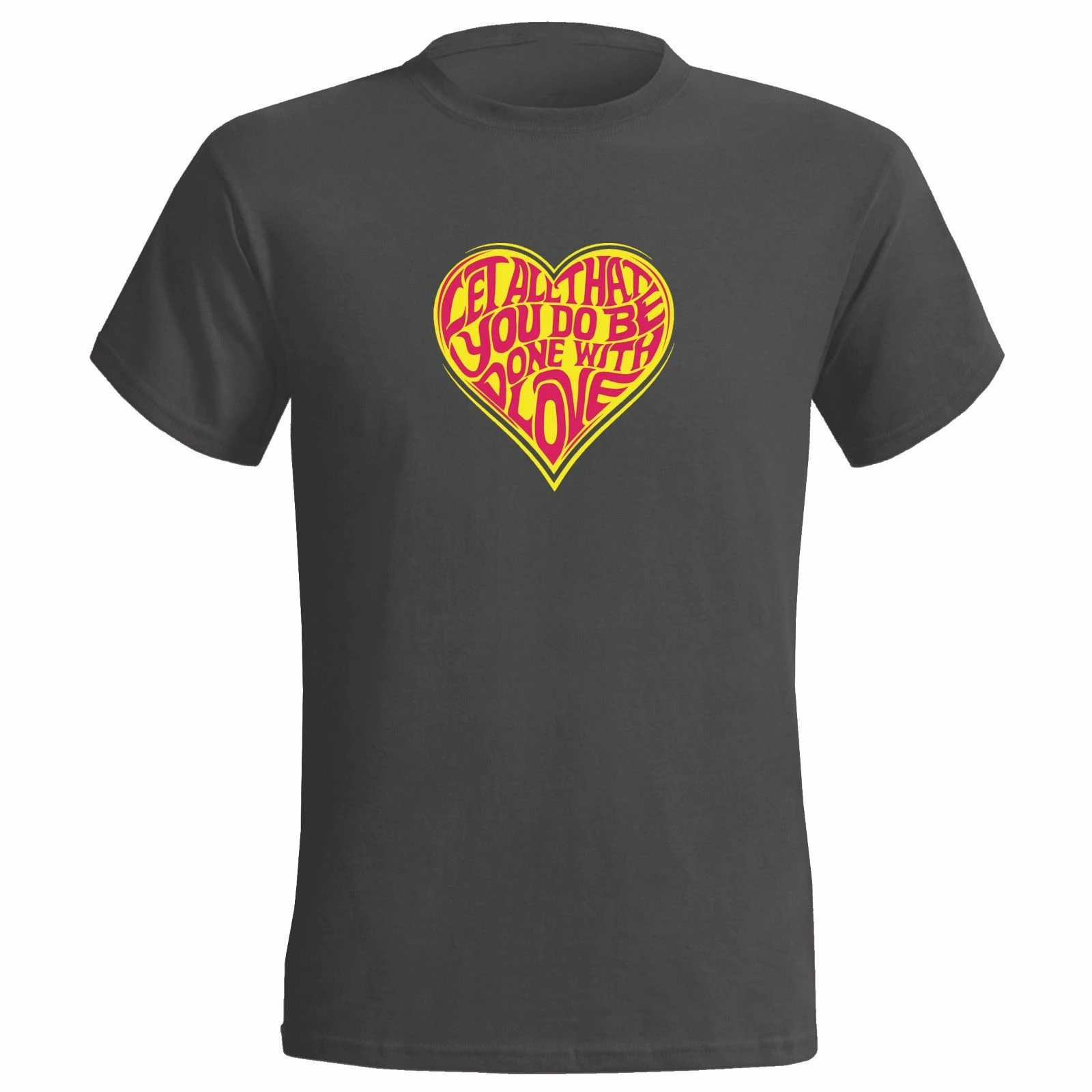 DO EVERYTHING WITH LOVE MENS T SHIRT FESTIVAL MUSIC ROCK RAVE PARTY ...