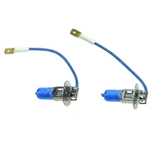 2pcs H3 12V 55W Белый галогенный головной светильник сменная лампа накаливания для автомобиля