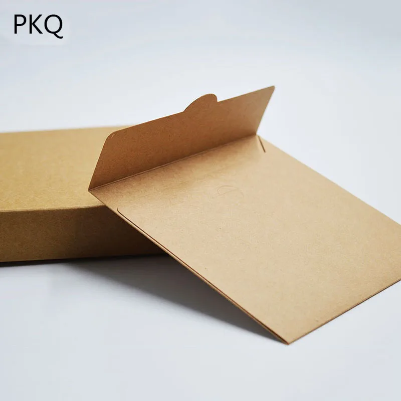 50pcs/lot Blank Kraft paper envelope bag for Wedding Party CD Postcard