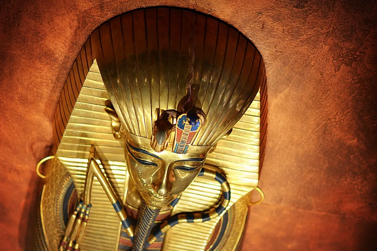 Тканевый постер с рисунком на заказ tutankhamun маска Фараона из древнего Египта PDM861
