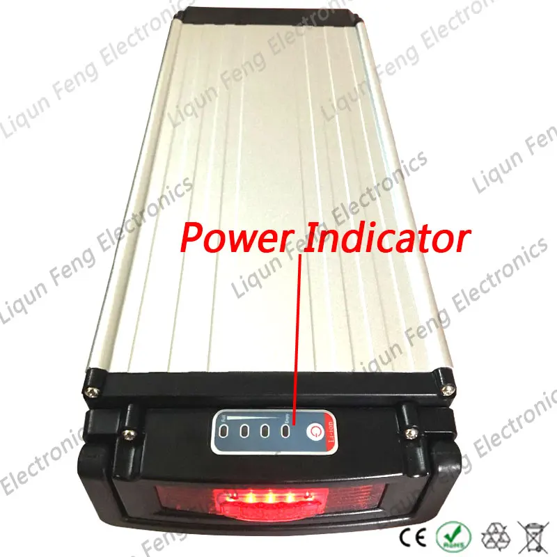 Excellent New 48V Lithium battery 750W 48V 18AH Electric Bike Rear Rack Battery Use SAMSUNG 3000MAH cell with Tail light and 2A charger 4 Excellent New 48V Lithium battery 750W 48V 18AH Electric Bike Rear Rack Battery Use SAMSUNG 3000MAH cell with Tail light and 2A charger 4