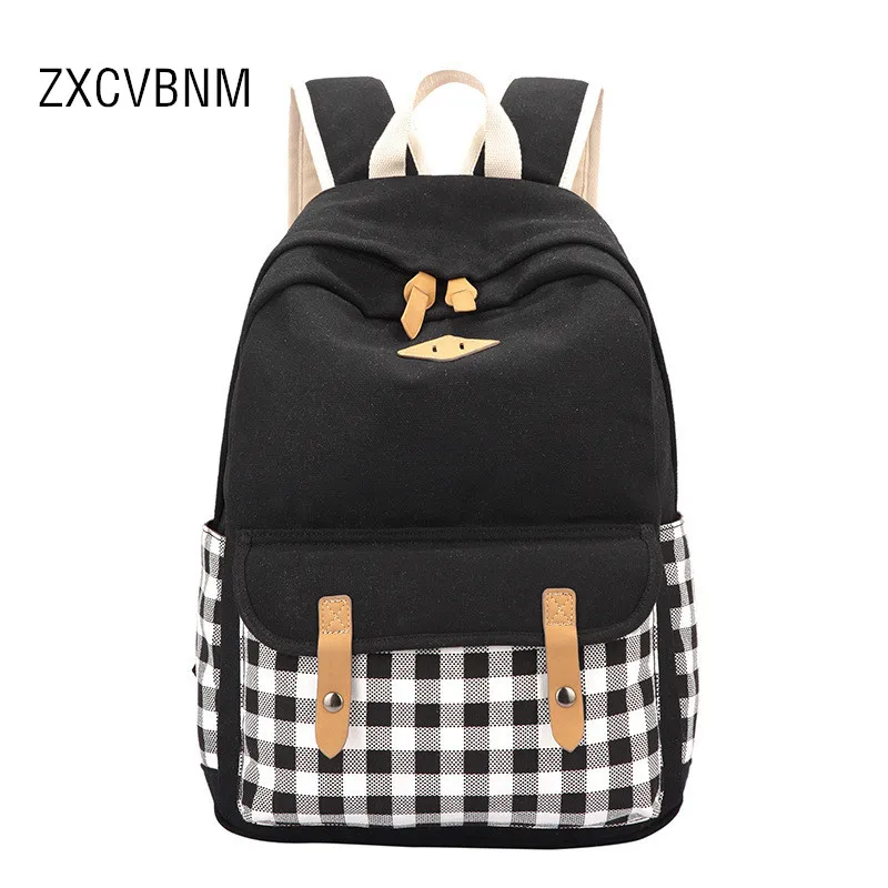 

ZXCVBNM 2017 new style women bag young school backpack backpack fashion men leisure high-capacity shoulders canvas bag CH043