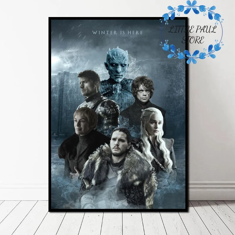 

Game of Thrones Art Canvas Poster Wall Picture for Living Room No Frame