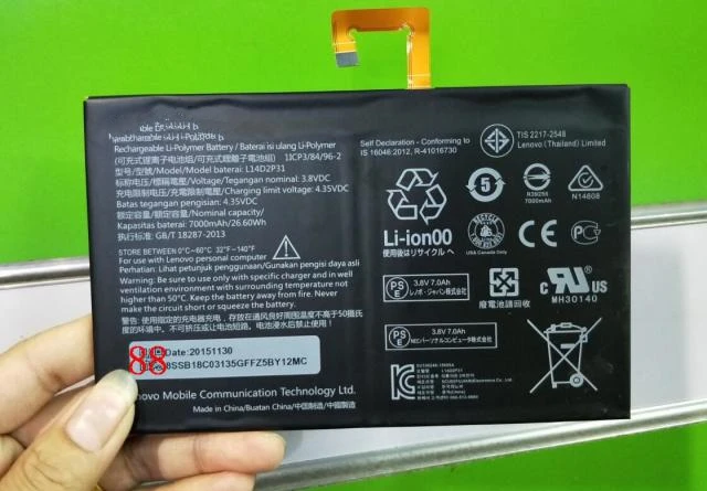 3 8 V 7000 мА/ч L14D2P31 для планшета Lenovo Tab 2 A7600-F A10-70F Tab2 A10-70 A10-70L батарея с ремонтными