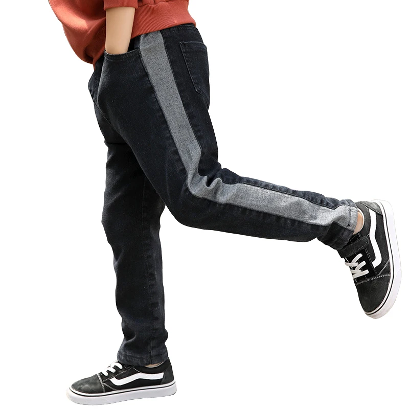 

2018 winter thick warm kids pants autumn boys school style fleece pants age for 3 - 12 yrs teenage boy clothing casual trousers