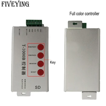 

T1000S SD Card RGB LED Controller for LED pixel module lights APA102 WS2801 WS2811 WS2812B LPD6803 DMX512 LPD8806 pixels control