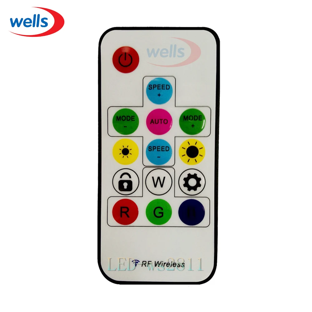 

High Quality 14key Mini-RF controller for LED Strip WS2811 WS2812 WS2812B Controller 5V