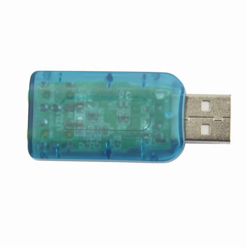 Внешний 5,1 USB 3D аудио адаптер звуковой карты для ПК настольного ноутбука