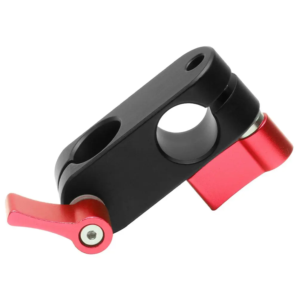 90 Degree Right Angle 15mm Rod Rig Clamp Adapter for 5D2 5D3 A7sGH4 DSLR Camera Photography System Photo Studio Handgrip Monit