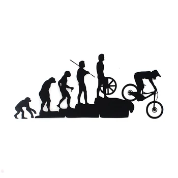 

22.8*9.5CM Interesting Mountain Bike Downhill Car Stickers Covering The Body Cartoon Vinyl Decals RW-026